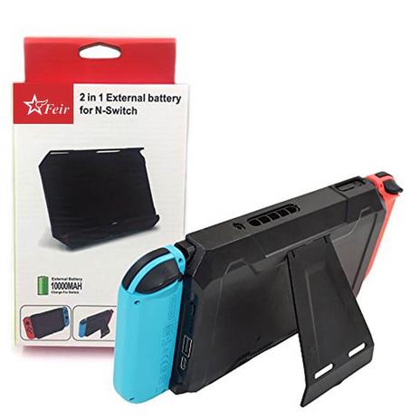 Suporte e Bateria Externa de 10000mAh 2 Em 1 Para Nintendo Switch FEIR FR-396 Menor preço em Suporte e Bateria Externa de 10000mAh 2 Em 1 Para Nintendo Switch FEIR FR-396
