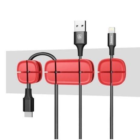 Suporte E Organizador Cabo Celular Usb Universal Baseus Menor preço em Suporte E Organizador Cabo Celular Usb Universal Baseus