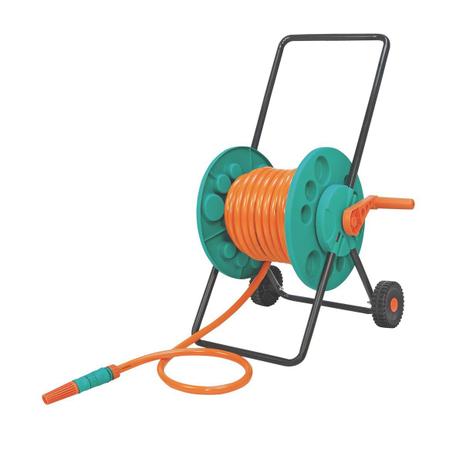 Suporte Enrolador de Mangueira 1/2” até 60 metros com Rodinha Tramontina Menor preço em Suporte Enrolador de Mangueira 1/2” até 60 metros com Rodinha Tramontina