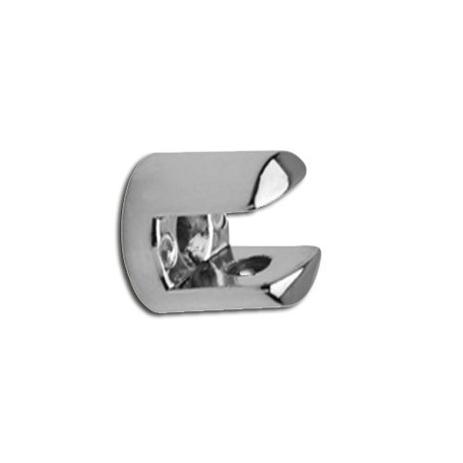 Suporte Fenda Cromado Para Prateleira De Vidro de 8 mm - Fabio ferrragens Menor preço em Suporte Fenda Cromado Para Prateleira De Vidro de 8 mm - Fabio ferrragens