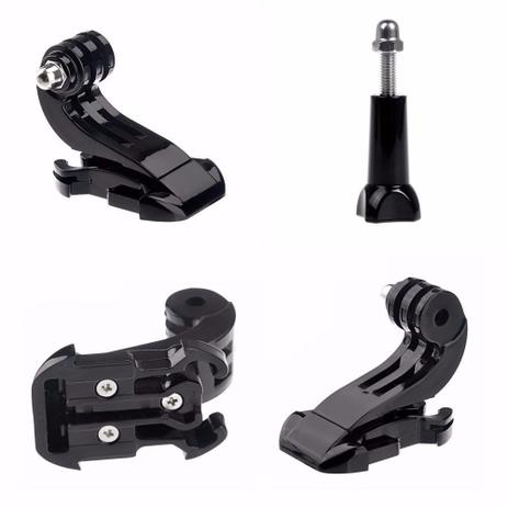 Suporte Frontal e Lateral para Capacete Gopro Original Menor preço em Suporte Frontal e Lateral para Capacete Gopro Original