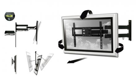 Suporte Inclinável Full Motion Universal para TV LCD/LED/Plasma - Multilaser Menor preço em Suporte Inclinável Full Motion Universal para TV LCD/LED/Plasma - Multilaser