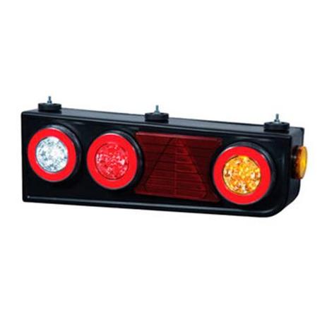 Suporte lanterna traseira LE Halo light 24V com triângulo - Pradolux Menor preço em Suporte lanterna traseira LE Halo light 24V com triângulo - Pradolux