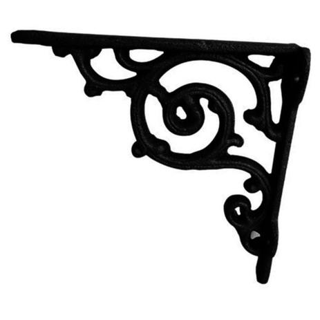 SUPORTE MÃO FRANCESA PARA PRATELEIRA EM FERRO FUNDIDOS Nº03 12X14,5 CM - Pollo Fundidos Menor preço em SUPORTE MÃO FRANCESA PARA PRATELEIRA EM FERRO FUNDIDOS Nº03 12X14,5 CM - Pollo Fundidos