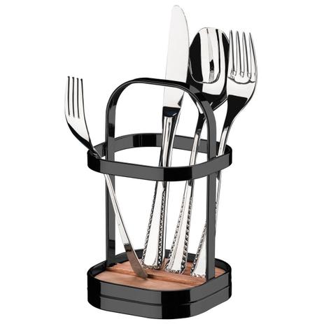 Suporte Organizador de Talheres Amadeirado Bela Cocina - Future Menor preço em Suporte Organizador de Talheres Amadeirado Bela Cocina - Future
