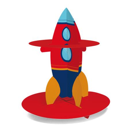 Suporte P/Doces Nave Astronauta 2A 30X34,5Cm Dec. Festas - Cromus Menor preço em Suporte P/Doces Nave Astronauta 2A 30X34,5Cm Dec. Festas - Cromus