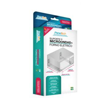 Suporte P/ Microondas e Forno Elétrico - Braço Ajustável - Branco - Prime Tech Menor preço em Suporte P/ Microondas e Forno Elétrico - Braço Ajustável - Branco - Prime Tech