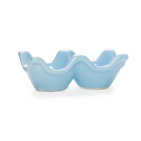 Suporte P/Ovos Decoração Páscoa Cerâmica Azul - Cromus Menor preço em Suporte P/Ovos Decoração Páscoa Cerâmica Azul - Cromus