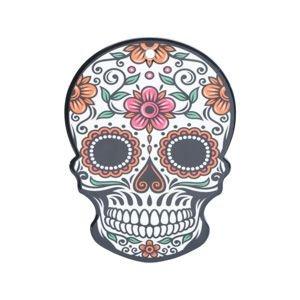 Suporte panela cortica/ceramica mexican skull colorida 15x1x20cm - Urban Menor preço em Suporte panela cortica/ceramica mexican skull colorida 15x1x20cm - Urban
