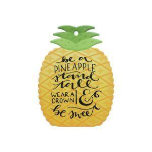 Suporte panela cortica/ceramica pineapple amarelo/verde 15x1x20cm - Urban Menor preço em Suporte panela cortica/ceramica pineapple amarelo/verde 15x1x20cm - Urban