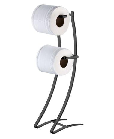 Suporte Papel Higiênico Duplo de Chão Aço Preto Onix - 1030ox - Future é ruim? Suporte Papel Higiênico Duplo de Chão Aço Preto Onix - 1030ox - Future é boa?