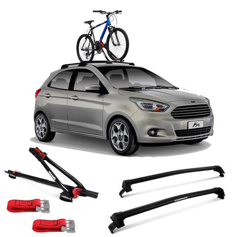 Menor preço em Suporte Para Bicicleta + Rack De Teto New Wave Ford Ká  Santo Andre - ABC - SP