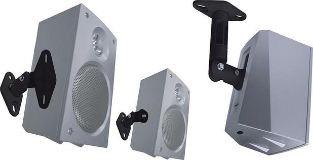 Suporte para Caixas Acústica de Home Theater SPHT41 (par) Preto - Multivisão Menor preço em Suporte para Caixas Acústica de Home Theater SPHT41 (par) Preto - Multivisão