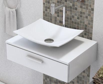Suporte Para cuba Bancada Gabinete Balcão 60 Cm Ebano - Croy Menor preço em Suporte Para cuba Bancada Gabinete Balcão 60 Cm Ebano - Croy
