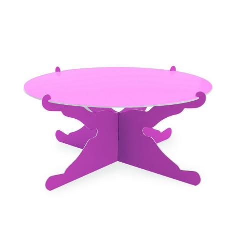 Suporte Para Doces Rosa Decoração Festas - Cromus Menor preço em Suporte Para Doces Rosa Decoração Festas - Cromus