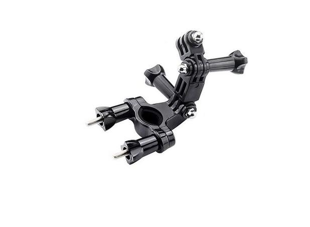 Suporte Para Guidão Em Barra Com 3 Articulações Para GoPro - F32 Menor preço em Suporte Para Guidão Em Barra Com 3 Articulações Para GoPro - F32