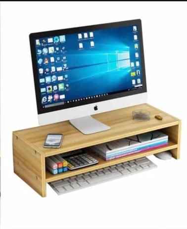 Suporte para Monitor de Mesa- Mdf Madeirado - P20 - Relevo Design Menor preço em Suporte para Monitor de Mesa- Mdf Madeirado - P20 - Relevo Design