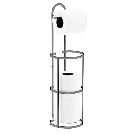 Suporte Para Papel Higiênico de Chão/Parede Ônix - Future é boa?