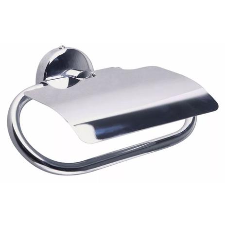 Suporte Para Parede Porta Papel Higiênico Com Tampa Metal - Jackwal Menor preço em Suporte Para Parede Porta Papel Higiênico Com Tampa Metal - Jackwal