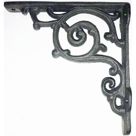 Suporte para prateleira em ferro fundido 20x20cm -ARTEINOXX - Kit com 2 unidades. - Uniao é boa?