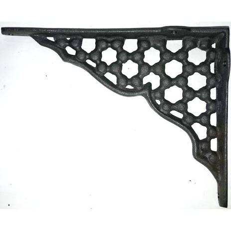 Suporte para prateleira em ferro fundido 20x27cm -ARTEINOXX - Kit com 2 unidades - Uniao Menor preço em Suporte para prateleira em ferro fundido 20x27cm -ARTEINOXX - Kit com 2 unidades - Uniao