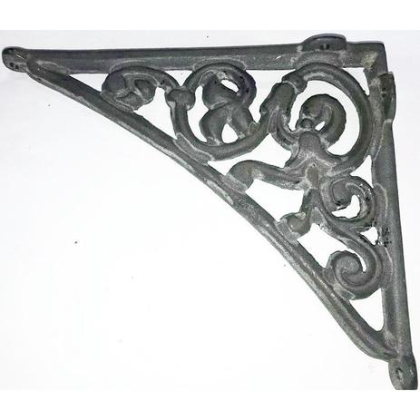 Suporte para prateleira em ferro fundido 23x28cm -ARTEINOXX - Kit com 2 unidades - Uniao Menor preço em Suporte para prateleira em ferro fundido 23x28cm -ARTEINOXX - Kit com 2 unidades - Uniao