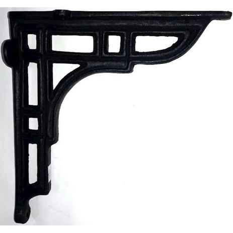 Suporte para prateleira em ferro fundido 25X26,5CM - ARTEINOXX - Kit com 2 unidades - Fundicao Santa Barbara Menor preço em Suporte para prateleira em ferro fundido 25X26,5CM - ARTEINOXX - Kit com 2 unidades - Fundicao Santa Barbara