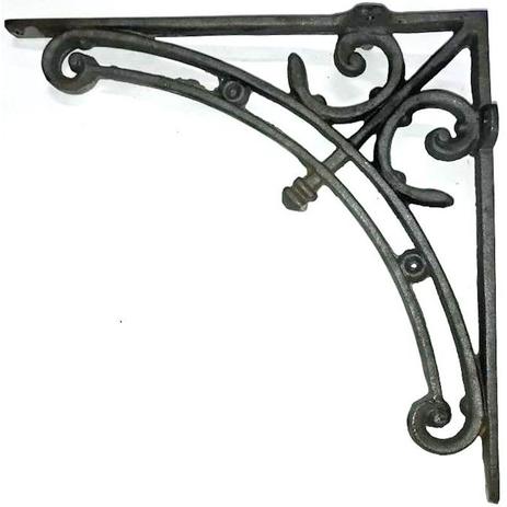 Suporte para prateleira em ferro fundido 29x37cm -ARTEINOXX - Kit com 2 unidades - Uniao Menor preço em Suporte para prateleira em ferro fundido 29x37cm -ARTEINOXX - Kit com 2 unidades - Uniao