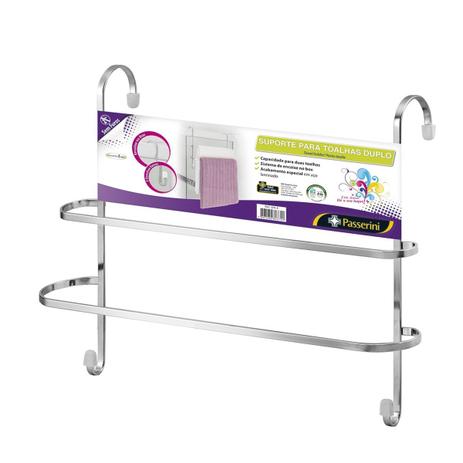 Suporte para toalha duplo laminado Cód. 5155 - Mm Passerini Ltda Menor preço em Suporte para toalha duplo laminado Cód. 5155 - Mm Passerini Ltda