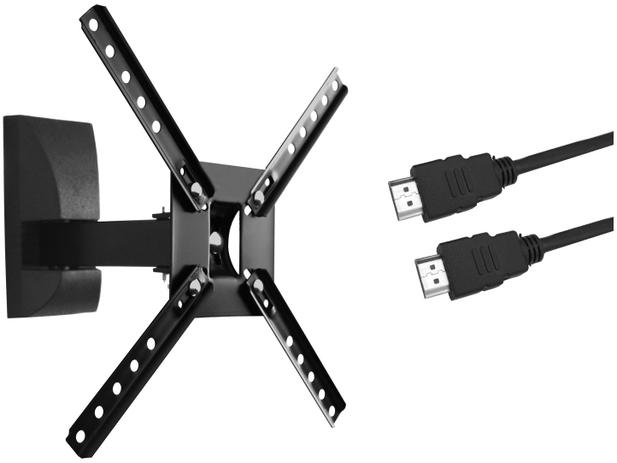 Suporte para TV Articulado/Inclinável 10” até 55” - Universal Brasforma SBRP134