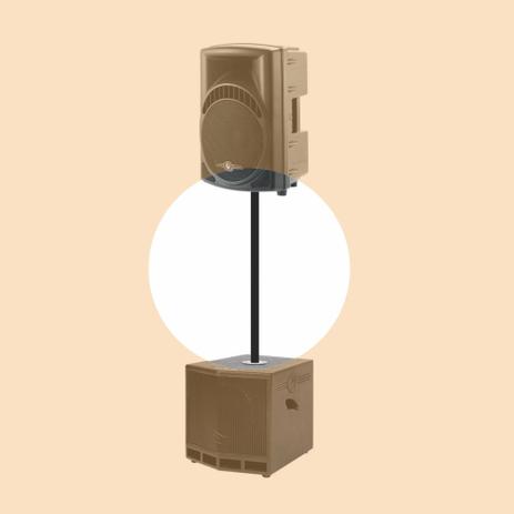 Suporte Pedestal 1,18m para Caixa de Som Subwoofer preto - Frahm Menor preço em Suporte Pedestal 1,18m para Caixa de Som Subwoofer preto - Frahm