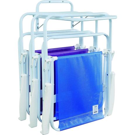 Suporte porta cadeira de praia de parede para ate 7 cadeiras dobravel com kit fixacao - Mor é boa?