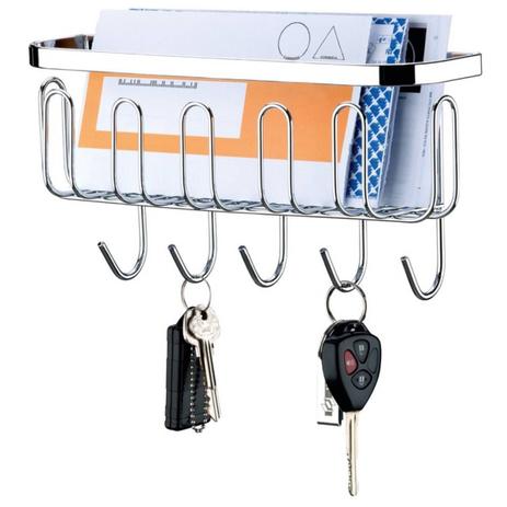 Suporte Porta Chaves Organizador de Correspondências Parede Luxo - Future Menor preço em Suporte Porta Chaves Organizador de Correspondências Parede Luxo - Future