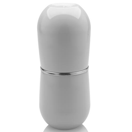 Suporte Porta Escova Creme Dental De Tampa Bancada Banheiro Branco - Ou é boa?