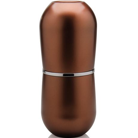 Suporte Porta Escova Creme Dental De Tampa Bancada Banheiro Cobre Fosco - Ou é boa?