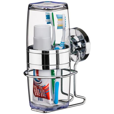 Suporte Porta Escova De Dente E Creme Dental Fixação Ventosa - Future é boa?