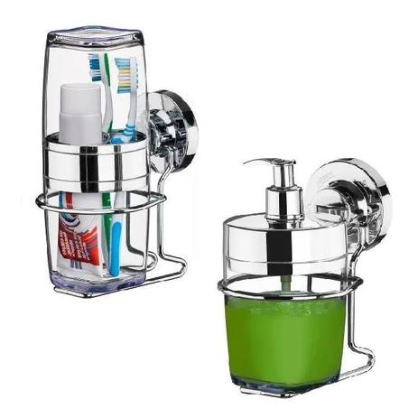 Suporte Porta Escova Dente Creme Dental Fixação Ventosa 4015 - Future é boa?