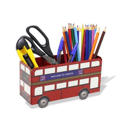 Suporte Porta Lápis - Acessórios - Escritório Ônibus Londres - Geguton é boa?