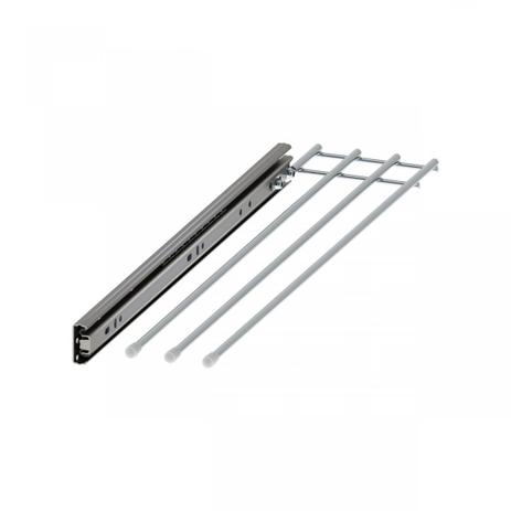 Suporte porta panos de prato Deslizante Tripla Cromado Dimec Menor preço em Suporte porta panos de prato Deslizante Tripla Cromado Dimec