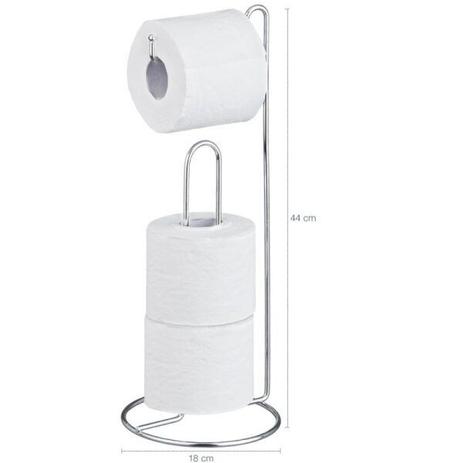 Suporte Porta Papel Higiênico Papeleira De Chão Banheiro - Plug Lar Menor preço em Suporte Porta Papel Higiênico Papeleira De Chão Banheiro - Plug Lar