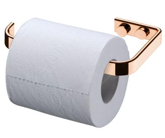 Suporte Porta Papel Higiênico Parede Rose Gold - 2300rg Future Menor preço em Suporte Porta Papel Higiênico Parede Rose Gold - 2300rg Future