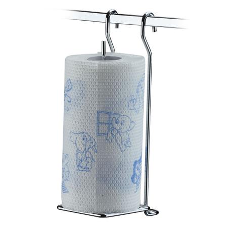 Suporte Porta Rolo De Papel Toalha Para Barra De Cozinha - Aço Cromado - Future Menor preço em Suporte Porta Rolo De Papel Toalha Para Barra De Cozinha - Aço Cromado - Future