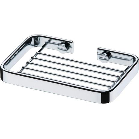 Suporte Porta Sabonete Saboneteira De Parede Aço Cromado - Zanline Menor preço em Suporte Porta Sabonete Saboneteira De Parede Aço Cromado - Zanline