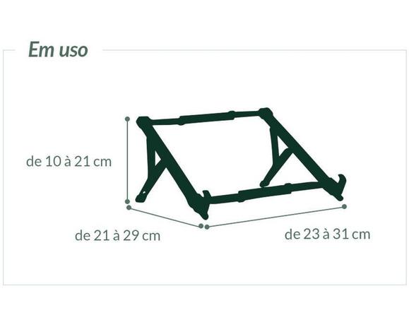 Suporte Regulável para Notebook - Reliza Menor preço em Suporte Regulável para Notebook - Reliza