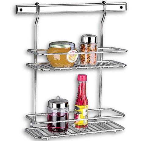 Suporte Retangular Duplo Top Pratic Aço Cromado 2200/005 Brinox Menor preço em Suporte Retangular Duplo Top Pratic Aço Cromado 2200/005 Brinox