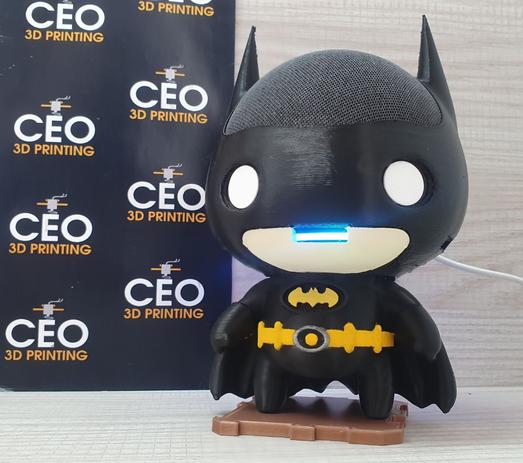 Menor preço em Suporte tema Batman compatível com Alexa Echo Dot 4 (modelo menor) - Fabricado via impressão 3D - CEO 3D PRINTING