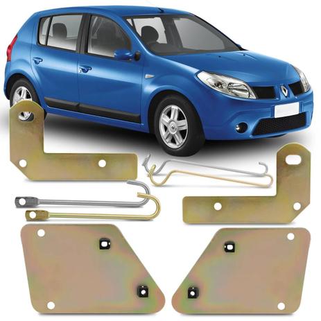 Suporte Trava Elétrica Sandero 2007 2008 2009 2010 2011 2012 2013 4 Portas em Aço Resistente - Dial é boa?