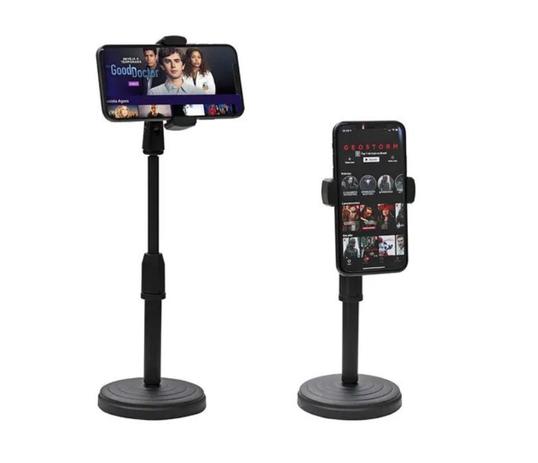 Suporte Tripé Apoio de Celular Smartphone Mesa Portátil 360º - cela Menor preço em Suporte Tripé Apoio de Celular Smartphone Mesa Portátil 360º - cela