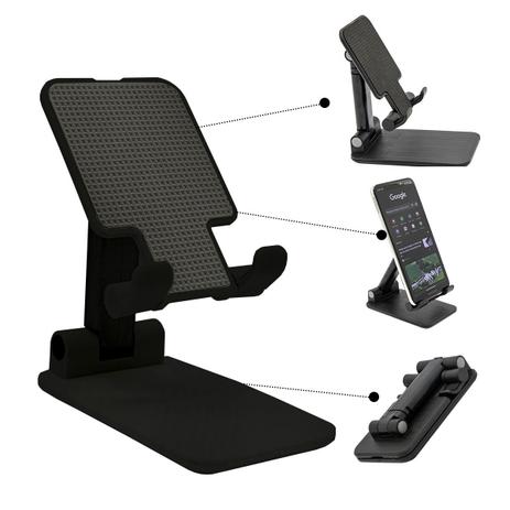 Suporte Tripé Celular Smartphone Mesa Portátil Selfie 360º Ajustável Universal - 123 Útil Menor preço em Suporte Tripé Celular Smartphone Mesa Portátil Selfie 360º Ajustável Universal - 123 Útil