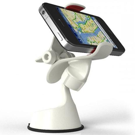 Suporte Universal GPS,Celular,Tablet 7 Auto Branco CBRN0050 - COMMERCE BRASIL Menor preço em Suporte Universal GPS,Celular,Tablet 7 Auto Branco CBRN0050 - COMMERCE BRASIL